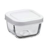 TeknoKapsül Snow Box Saklama Kabı 275 cc Plastik Gri Kapaklı - Dörtlü - 0 Siyah - Option-1