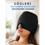 TeknoKapsül Soğuk & Sıcak Kompres Özellikli Jel Başlık Ergonomik Rahatlama Maskesi LS-UCZZMGRENBANT-4-3434