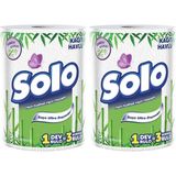TeknoKapsül Solo Bambu Dev Rulo Havlu 1:3 (2 Paketi)