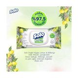 TeknoKapsül Solo Doğal Hijyen Islak Mendil Limon & Biberiye 3X50