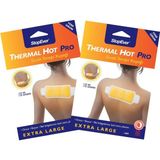 TeknoKapsül Stopever Thermal Hot Pro Sıcak Terapi Kuşağı - 2'li Paket | Bel, Boyun, Omuz Kas Ağrılarına Karşı 8 Saat Etkili Isı Bandı | Hava ile Aktifleşen Doğal Isı | Bel, Boyun, Omuz Için Ekstra Geniş Boyut
