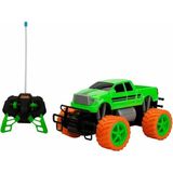 TeknoKapsül Sunman Full Fonksiyonlu 1:18 Uzaktan Kumandalı Neon Jumbo Weels USB Şarjlı Oyuncak Araba Jeep Jip Pickup - Siyah