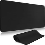 TeknoKapsül Süper Kalite 90X40 Büyük Boy Xxl Mouse Pad Kauçuk Alt Taban, Yumuşak Kumaş Oyuncu Mousepad, Bilgisayar ve Dizüstü Bilgisayar Uyumlu 90 40 Mouse Pad (Düz Siyah) - Option-1 - 001-Renkli