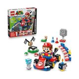 TeknoKapsül Super Mario: Mario Kart – Interaktif Mario ve Standard Kart 72043 – 7+ Için Figürlü Yaratıcı Oyuncak Yapım Seti (278P) - Option-1