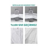 TeknoKapsül Suvay Micro Su Sıvı Geçirmez Alez Tek ve Çift Kişilik 9 Farklı Ebat Yatak Koruyucu Alez (90X190) - Ahşap