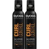 TeknoKapsül Syoss Curl Control Saç Köpüğü, 250 ml x 2, Bukle Belirginleştirici PRA-1418268-0136