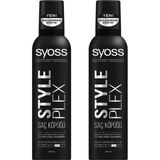 TeknoKapsül Syoss Style Plex Saç Köpüğü, 250 Ml, 2'li Set