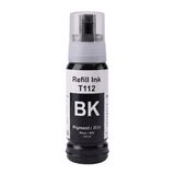 TeknoKapsül T112BK **Kutusuz** Siyah Şişeli Mürekkep (140 ml) BZ-T112B_KUTUSUZ
