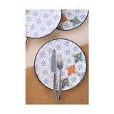 TeknoKapsül Tabakevi Tabak Evi Porselen Audrey Pasta Takımı 20CM 4 Kişilik 4 Parça TVL4PTPRS1211
