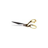 TeknoKapsül Taksun Profesyonel Makas, NO.1250, Paslanmaz Çelik, Karton, Kumaş Kesimi, Ergonomik, Yüksek Kalite, Uzun Ömürlü, Hassas Kesim, Terzi Makası, Gold, 10" - Aero Metalllic Briliant Gold