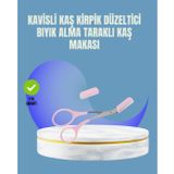 TeknoKapsül Tarak ve Fırça Başlıklı Kaş Şekillendirme Makası LS-XUCZMJGN570KAMAKASIIIIIIII-4-3434