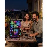 TeknoKapsül Taşınabilir Bluetooth Speaker Mikrofonlu RGB Işıklı Karaoke Ses Sistemi TD-UCZZZLF3880HOPARLR-3
