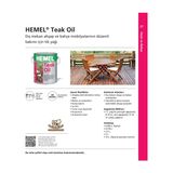 TeknoKapsül Teak Yağı 0,75 Lt Ahşap Yüzeyler için Koruma Sağlayan BZ-BYMTPJ108325X4HL