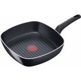 TeknoKapsül Tefal Titanyum 1x Simplecook 26 cm Izgara Tava – Yapışmaz, Kolay Temizlenir, Her Ocağa Uygun