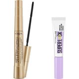 TeknoKapsül Telescopic Maskara - Siyah & Super Brow Glue Kaş Sabitleyici Maskara - Şeffaf