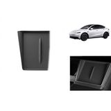TeknoKapsül Tesla Model Y Juniper 2025+ Uyumlu Ön Konsol Kablosuz Şarj Pedi Kaymaz Silikon Matı 1 Adet Siyah Oto Yan Ayna OTOKNS-TSL10