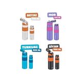 TeknoKapsül Tkk 600ML Pipetsiz Çift Yalıtımlı Paslanmaz Çelik Termos Matara 6 Saat /soğuk (Mor) - 0,25 L