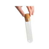 TeknoKapsül Toganoo Isıya Dayanıklı Borosilikat Cam Çay Süzgeci - Pratik Tüp Çay Filtresi - Bitki Çayları ve Yeşil Çay Için Metal Tadı Içermeyen Demlik Içi - Healthy Glass Tea Infuser