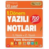 TeknoKapsül Tonguç Akademi 10. Sınıf Yazılı Notları 1. Dönem 1 ve 2. Yazılı