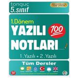 TeknoKapsül Tonguç Akademi 5. Sınıf Yazılı Notları 1. Dönem 1 ve 2. Yazılı