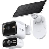 TeknoKapsül Tp-Link Tapo C645D Kıt Güneş Enerjili Çift Lensli Pan/tilt Güvenlik Kamerası, 2k Çözünürlük, Insan/araç/evcil Hayvan Algılama, 360° Görüş, Akıllı Takip