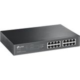 TeknoKapsül Tp-Link TL-SG1016PE, 16-Port Gigabit Easy Smart Switch With 8-Port Poe+