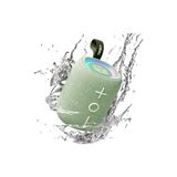TeknoKapsül Tribit Stormbox Mini 12W Ipx7 Su Geçirmez 12 Saat Oynatma Süresi 5.4 Taşınabilir Bluetooth Hoparlör - Beyaz - Su Yeşili