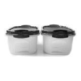 TeknoKapsül Tupperware Oval 1 2'li SET(500ML)