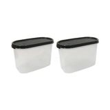 TeknoKapsül Tupperware Oval 2 2'li Set (1,1 L)