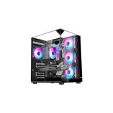 TeknoKapsül Turbox Teras Akvaryum Cam Tasarım 4x Argb Fan 500W Psu USB 3.0 Atx Bilgisayar Kasası