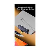 TeknoKapsül Type C To 2 Usb3.2 100W 10GBPS Veri Aktarımı Kulaklık Müzik Dinleme Dönüştürücü Çevirici Otgcc