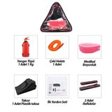 TeknoKapsül Üçgen Çanta 2'li Set - Trafik Seti - İlk Yardım Seti TT-1766574363151