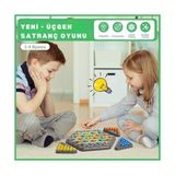 TeknoKapsül Üçgen Zincir Satranç Oyunu | Eğitici Zeka ve Strateji Oyunu | Ebeveyn-Çocuk Etkileşimli Masa Oyunu, (2-4 Oyuncu)