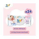 TeknoKapsül Uni Baby Ilk Adım Islak Mendil Beyaz 24X52 1248 Yaprak