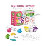 TeknoKapsül Unicorn Diyarı Oyun Hamuru Seti (18 Parça - 362 Gr)
