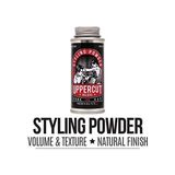 TeknoKapsül Uppercut Deluxe Styling Powder For Men, Erkekler Için Saç Dokulu Pudra, Esnek Tutuş Doğal Parlak