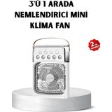 TeknoKapsül USB Bağlantılı Taşınabilir Mini Klima Fan 500ML Su Hazneli Sessiz Çalışma