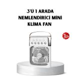 TeknoKapsül USB Bağlantılı Taşınabilir Mini Klima Fan 500ML Su Hazneli ve Sessiz Çalışma LS-XUCZZZF9FAN-2-3434