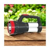 TeknoKapsül USB Şarjlı Çok Fonksiyonlu El Feneri, 2W Led, 4 Tüp Led, 300 Lümen, 1200 Mah Batarya, 3 Mod, Taşınabilir Aydınlatma, Kamp, Acil Durum, Ev Kullanımı Için - 0,5