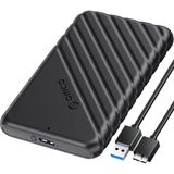 TeknoKapsül Usb3.0 2.5 Inç HDD 6tb SSD Harici Slim Harddisk Kutusu,, Siyah