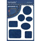 TeknoKapsül Ütü ile Yapışan Kot Arma Patch Kot Yaması, Denim, Jeans Onarım & Dekoratif Şekiller (Koyu Mavi)