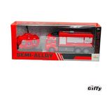 TeknoKapsül Uzaktan Kumandalı Itfaiye Şarjlı Işıklı Full Fonksiyon Oyuncak Araç Metal Kasa R/c Araç Şehir Aracı