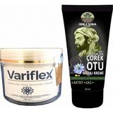 TeknoKapsül Variflex 100 ml Bacak Ibn-I Sina Çörek Otu Kremi 50 ml Sırt Bel Kas Diz Teskin Edici Masaj Kremi