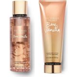 TeknoKapsül Victoria's Secret Bare Vanilla Vücut Sprey,vücut Losyonu 2 Li Set - Asker Yeşili