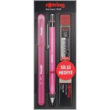TeknoKapsül Visuclick Jel Okul Seti 0,7 Mm, Mekanik Kurşun Kalem, Uç ve Silgi Seti, Pembe - -- - Option-1