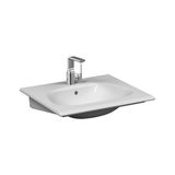 TeknoKapsül Vitra Frame 5707B403-0001 Etajerli Lavabo, 60 Cm, Vitra Clean, Beyaz