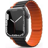 TeknoKapsül Watch 42MM Mo-Wb1 Çift Renk Mıknatıslı Kordon (Saat Değildir) - Siyah-Tcu