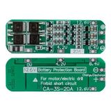TeknoKapsül Weko 11.1V 12V 12.6V 18650 Lityum Pil Şarj Koruma Kartı - 3s 20A Matkap Bms