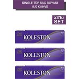 TeknoKapsül Wella Koleston Single Tüp Saç Boyası 9/0 Sarı X3 Adet