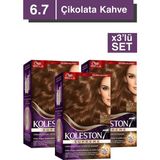 TeknoKapsül Wella Koleston Supreme Kit Saç Boyası 6/7 Çikolata Kahve X3 Adet